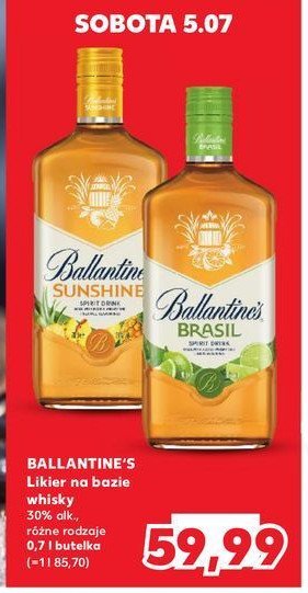 Whisky Ballantine's brasil promocja w Kaufland