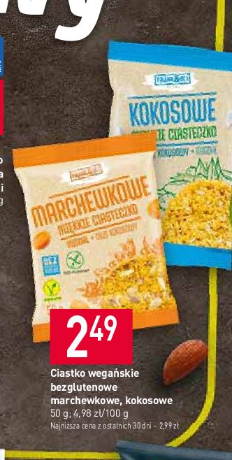 Ciasteczka marchewkowe Frank&oli promocja