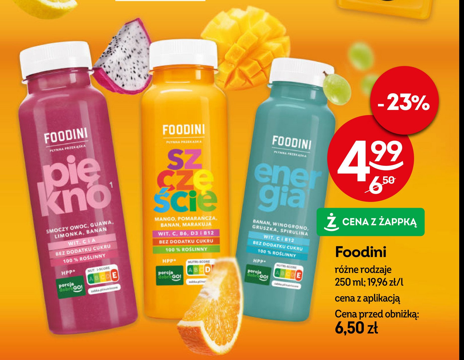 Napój szczęście Foodini promocja w Żabka