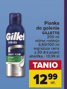 Pianka do golenia sensitive Gillette series promocja