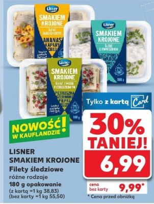 Filety śledziowe, różne rodzaje promocja w Kaufland