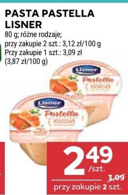 Pasta Pastella Lisner różne rodzaje promocja w Stokrotka