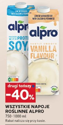 Wszystkie napoje roślinne Alpro promocja w Stokrotka