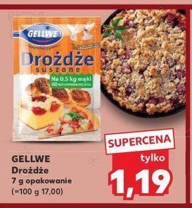 Drozdże suszone Gellwe promocja