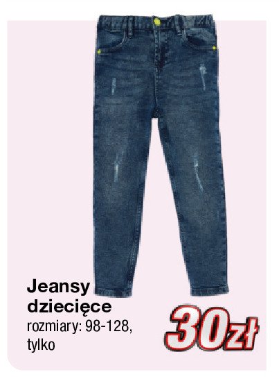 Jeansy dziecięce 98-128 promocja