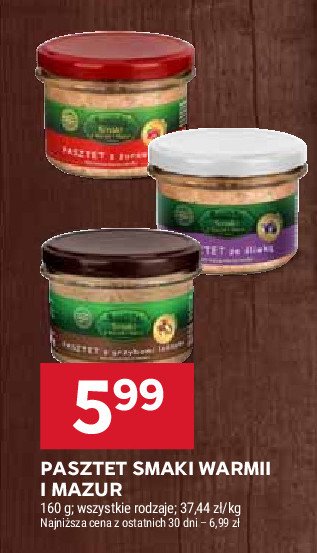 Pasztet z żurawiną Smaki z warmii i mazur promocja w Stokrotka