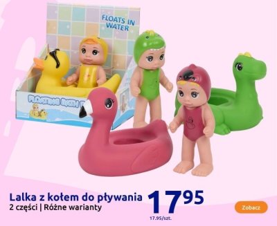 Lalka z kołem do pływania 2 części | Różne warianty promocja w Action