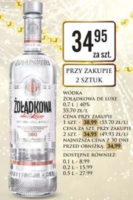 Wódka promocja w Dino
