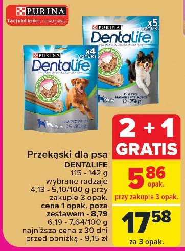 Przysmak dla psa large Purina dentalife promocja