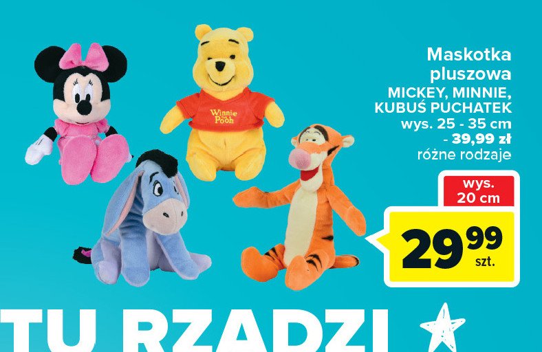Maskotka myszka minnie 20 cm promocja