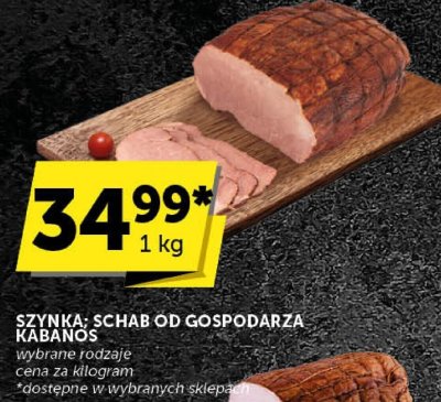Szynka Schab od Gospodarza Kabanos promocja w Euro Sklep