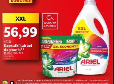 Kapsu艂ki do prania revita black Ariel all in 1 promocja