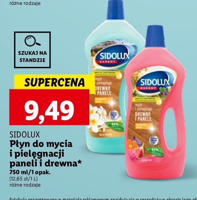 P艂yn do drewna i paneli wiosenny bez Sidolux expert promocja