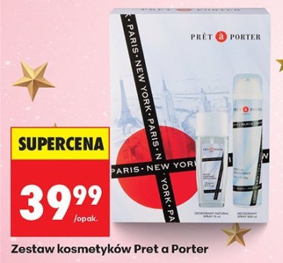 Zestaw kosmetyków Pret a Porter promocja w Biedronka