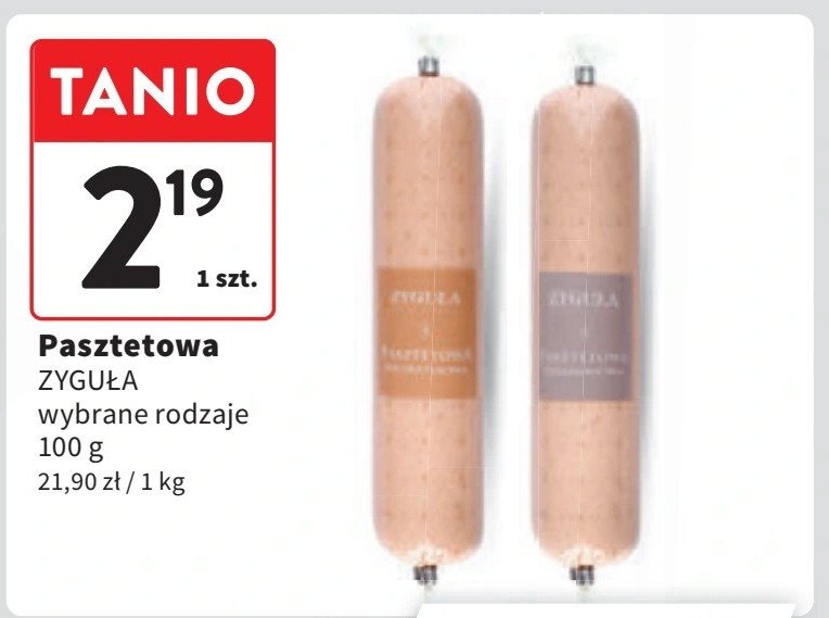 Pasztetowa z pomidorami Zyguła promocja w Intermarche