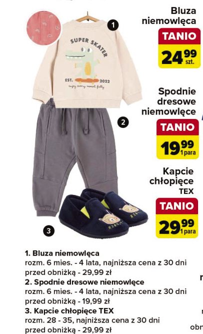 Kapcie chłopięce rozm. 28-35 Tex promocja