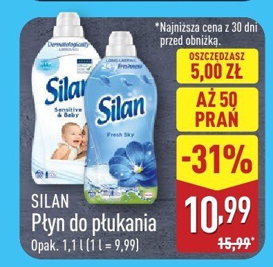 Płyn do płukania Silan promocja w Aldi