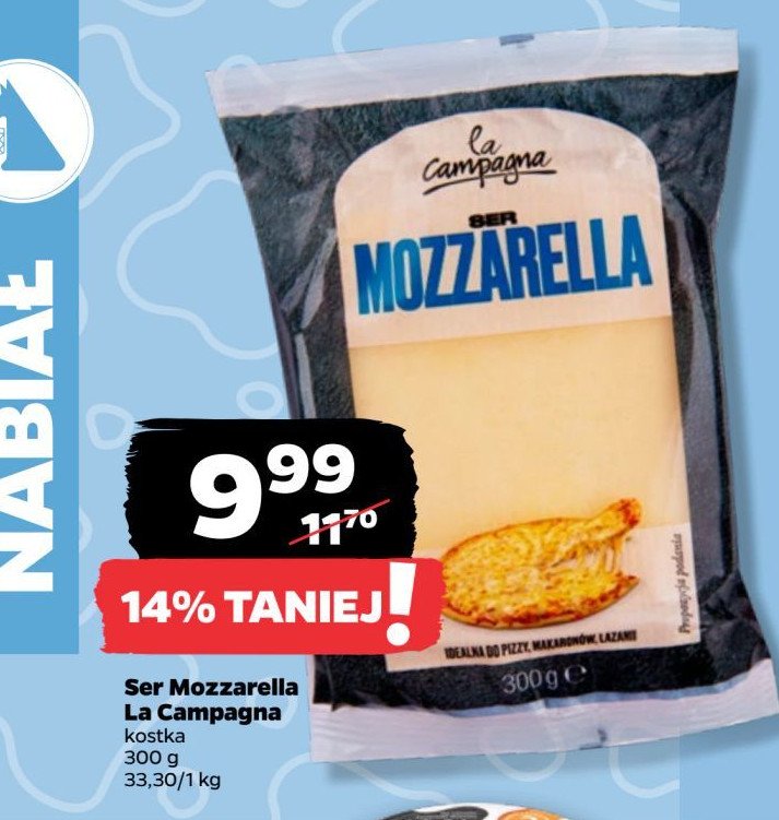 Ser mozzarella La campagna promocja