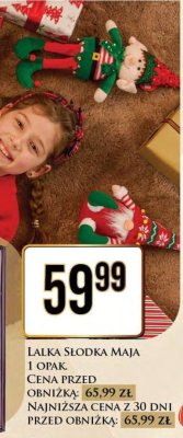 Lalka Słodka Maja 1 opak. Cena przed obniżką: 65,99 zł promocja w Dino