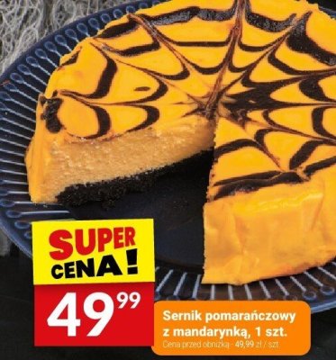 Sernik pomarańczowy z mandarynką promocja w Twój Market
