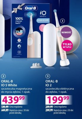 Szczoteczka elektryczna ORAL-B IO 2 promocja w Hebe
