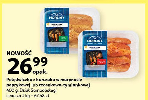 Polędwiczka z kurczaka w marynacie czosnkowo-tymiankowej Morliny promocja