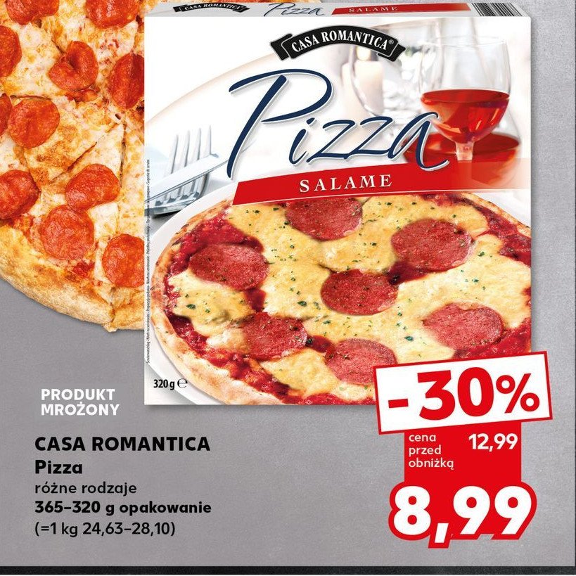 Pizza salami Casa romantica promocja