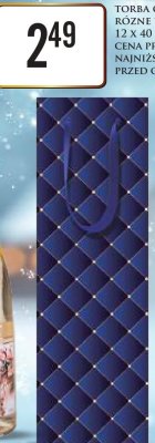 Torba ozdobna różne wzory i kolory Dino promocja w Dino