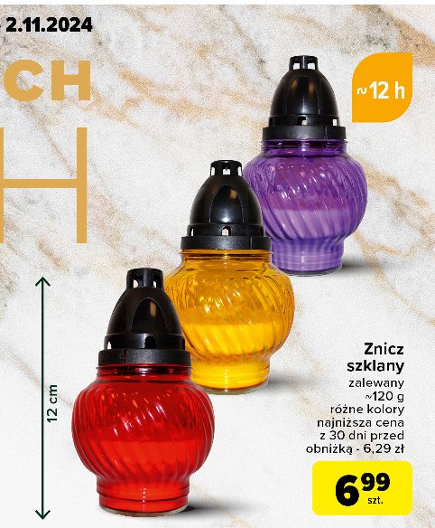 Znicz 120 g promocja w Globi