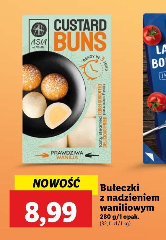 Bułeczki custard buns Asia at home promocja