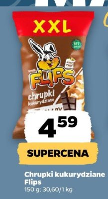 Chrupki kukurydziane Flips promocja w Netto