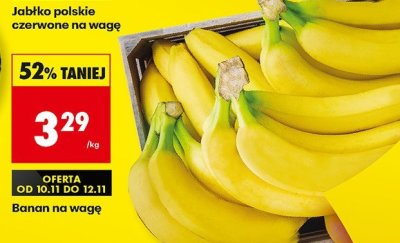 Banan na wagę promocja w Biedronka