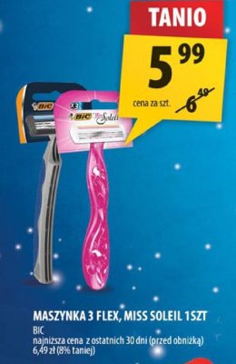 Maszynka 3 Flex, Miss Soleil 1szt promocja w Arhelan