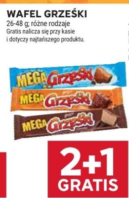 Wafel grzeski Mega Grzeski promocja w Stokrotka