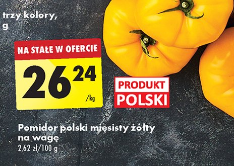 Pomidor mięsisty żółty polska promocja
