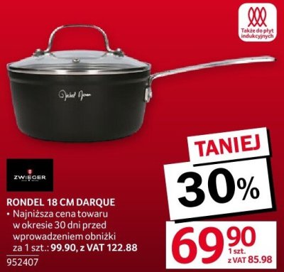 Rondel 18 cm Darque Zwieger promocja w Selgros