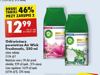 Wkład magnolia i kwiat wiśni Air wick promocja