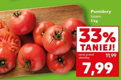 Pomidory luzem promocja w Kaufland