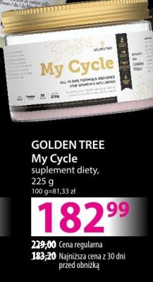 Suplementy diety GOLDEN TREE My Cycle promocja w Hebe