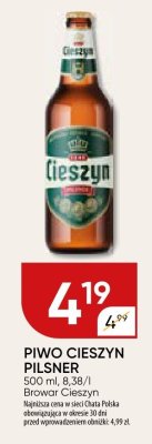 Piwo promocja w Chata Polska