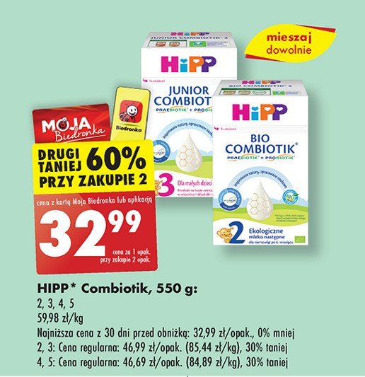 Mleko 4 Hipp junior combiotik promocja