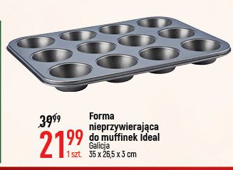 Forma do muffinek ideal 36 x 26.5 x 3 cm Galicja promocja