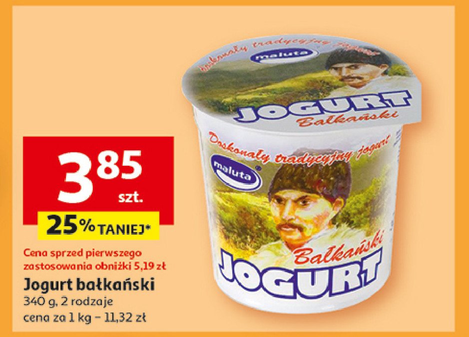 Jogurt bałkański Maluta promocja