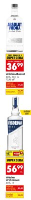 Wódka Wyborowa 40%, 1l promocja w Biedronka