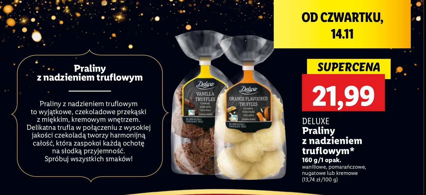 Praliny pomarańczowe Deluxe promocja