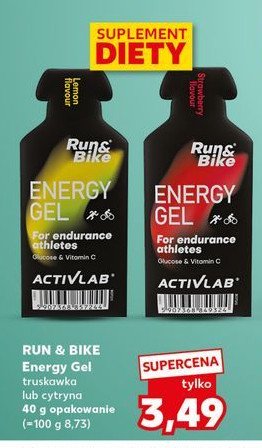 Żel energetyczny czerwony Run & bike promocja
