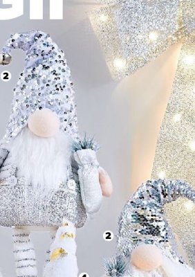 Świąteczny krasnal LED promocja w Netto