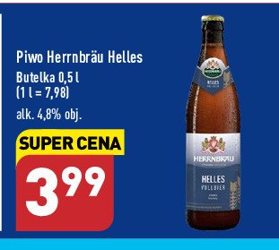 Piwo HERRNBRAU HELL promocja