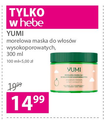 Maska morelowa Yumi cosmetics promocja