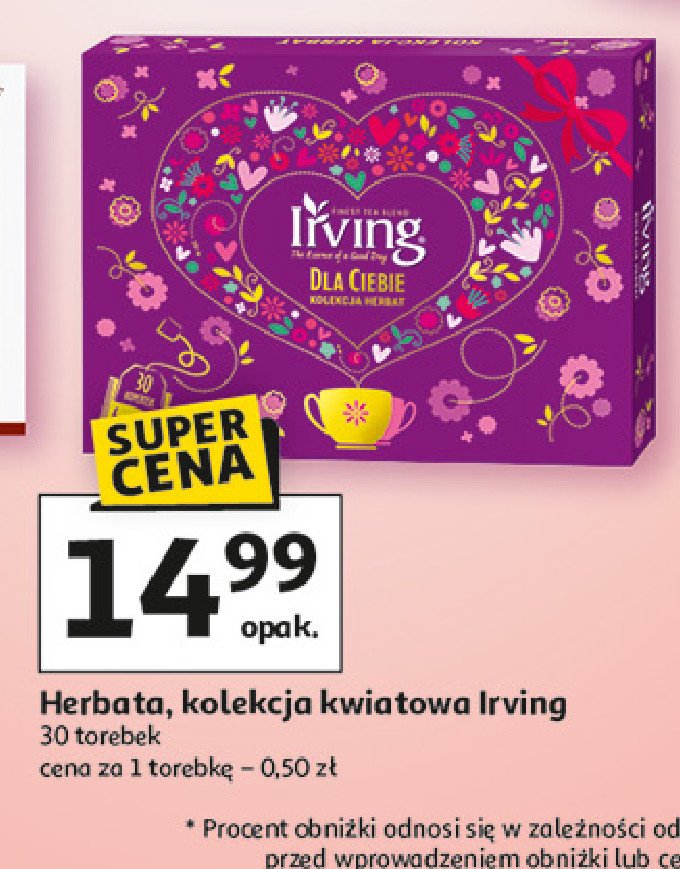 Kolekcja kwiatowa dla ciebie Irving promocja w Auchan